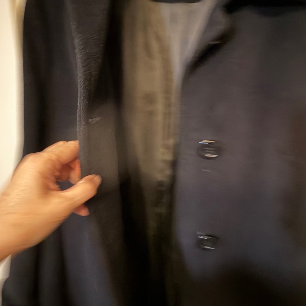 Jones New York Elegant Black Trench Coat - Picture 7 of 8